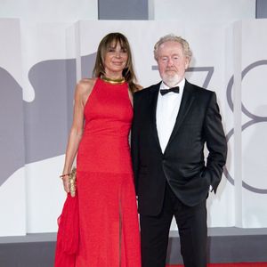 Ridley Scott et son épouse Giannina Facio à l'avant première de "The Last Duel" lors du festival international du film de Venise , le 10 septembre 2021.
© Bestimage