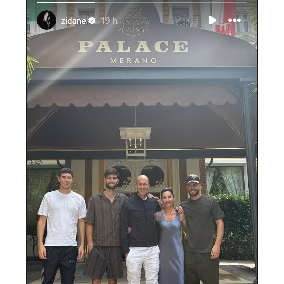 La famille de Zidane