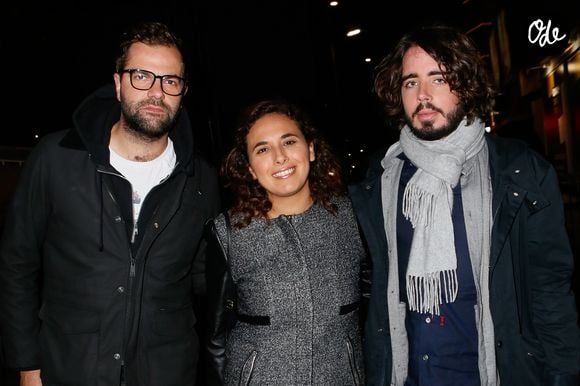 Exclusif - Quentin (Quentin Margot), Salhia Brakhlia, Eric (Eric Metzger) - Arrivées des people à la soirée des 30 ans de Canal + au Palais des Sports à Paris le 31 octobre 2014.