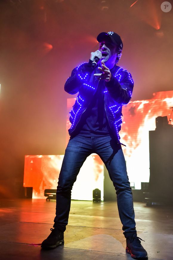 Nekfeu lors de la 28ème édition du festival Chorus des Hauts-de-Seine le 10 avril 2016. © Lionel Urman / Bestimage