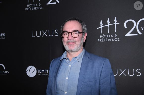 Bruno Solo - Soirée du 20ème anniversaire du réseau "Hôtels & Préférence" au Pavillon Elysée à Paris le 6 février 2023. © Rachid Bellak/Bestimage