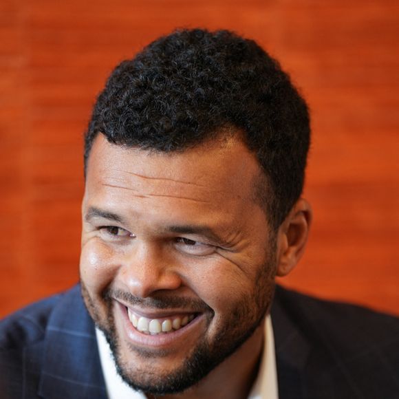 Jo-Wilfried Tsonga, Parrain de la Team BNP Paribas Jeunes Talents lors de la conference de presse Team BNP Paribas Jeunes Talents lors des Internationaux de France de Tennis de Roland Garros, à Paris, France, le 28 mai 2022. © Lia Mancini/Panoramic/Bestimage