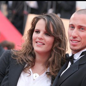 Laure Manaudou et Frédérick Bousquet - montee des marches du film "la princesse de montpensier" - 63 eme festival du film de cannes.

RACHID BELLAK / BESTIMAGE
