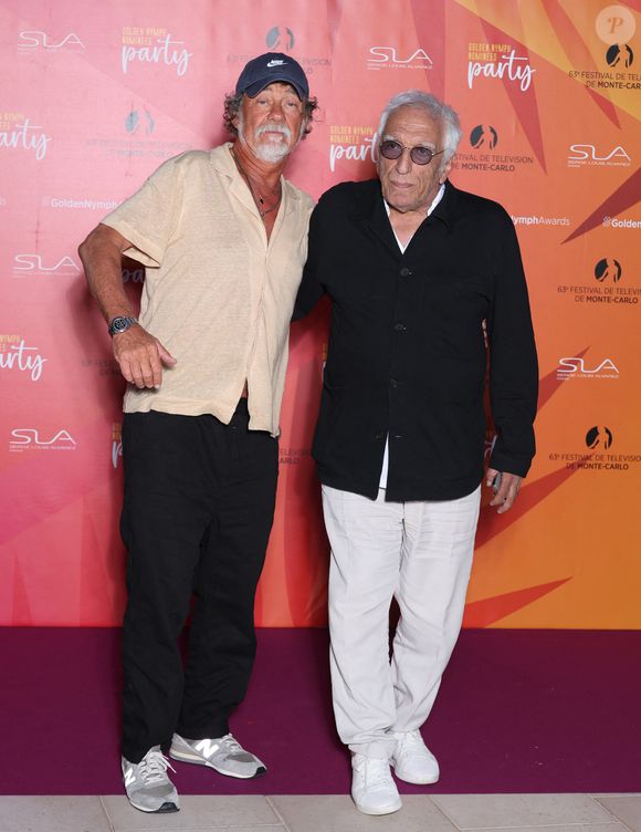 Olivier Marchal et Gérard Darmon à la soirée des nominés de la "Golden Nymph Party" lors de la 63ème édition du Festival de télévision de Monte-Carlo au Monte-Carlo Bay Hotel & Resort à Monaco le 17 juin 2024. © Denis Guignebourg/BestImage