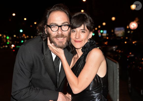 Romane Bohringer et son ex-compagnon Philippe Rebbot - Personnalités lors de la 10ème cérémonie des Globes de Cristal au Lido à Paris. (VEEREN / BESTIMAGE).