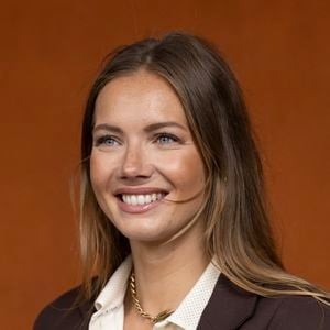 Amandine Petit (Miss France 2021) au village lors des Internationaux de France de Tennis de Roland Garros 2025, à Paris, France, le 5 Juin 2025. © Jacovides-Moreau/Bestimage