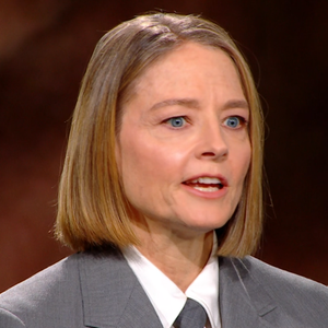Jodie Foster lors de son interview exclusive par Laurent Delahousse dans le prochain numéro de "20h30 le dimanche" diffusé le 23 novembre 2025 sur France 2.