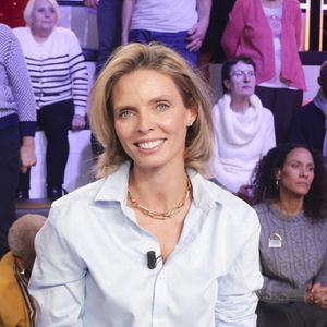 Exclusif - Sylvie Tellier sur le plateau de l’enregistrement de l’émission « Face à Hanouna » présentée par C.Hanouna et diffusée sur C8 le 16 novembre 2024, à Paris, France, le 14 novembre 2024. © Jack Tribeca/Bestimage