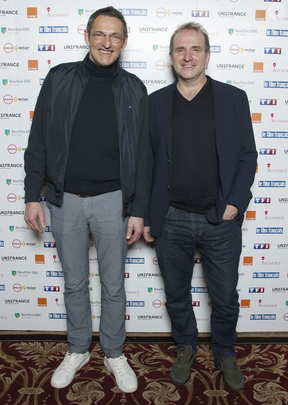 "On voulait avoir Olivier Marchal comme directeur de la salle, mais il s'est fait un lumbago deux jours avant le tournage"

Les Bodin's, Vincent Dubois, Jean-Christian Fraiscinet, pour le film Les Bodin's en Thaïlande -  29ème cérémonie des Trophées du film français à l'hôtel Intercontinental à Paris le 1er février 2022. © Christophe Aubert via Bestimage