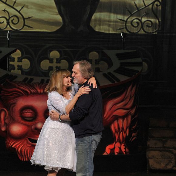 Jean Jacques Debout et Chantal Goya au nouveau spectacle Le Chateau Hante au Palais Des Congres a Paris de Chantal Goya. Photo by APS-Medias/ABACAPRESS.COM