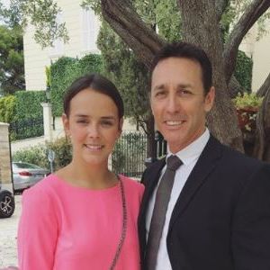 Pauline Ducruet et son père Daniel en juin 2016, photo Instagram