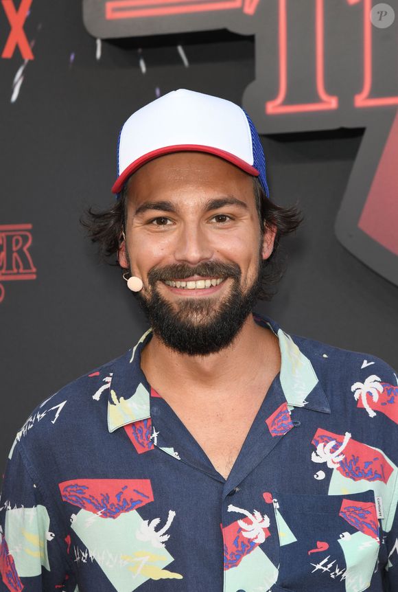Bertrand Chameroy à la première de la série Netflix "Stranger Things - Saison 3" au cinéma Le Grand Rex à Paris, le 4 juillet 2019.
© Guirec Coadic/Bestimage
