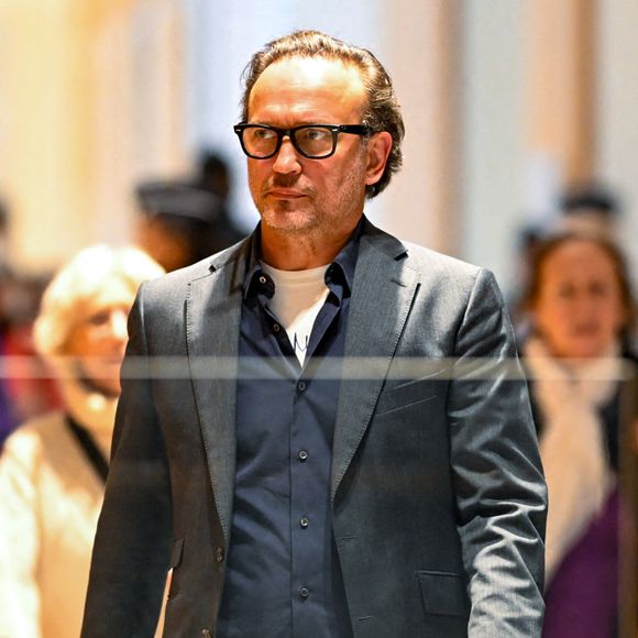 Vincent Perez au procès de Gérard Depardieu pour agressions sexuelles sur deux femmes lors d'un tournage de film en 2021, au tribunal correctionnel de Paris, France, le 24 mars 2025. © Pierre Perusseau/Bestimage