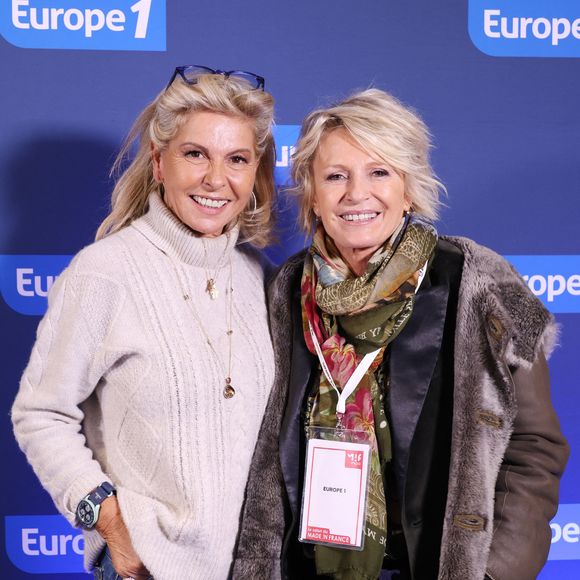 Exclusif - Caroline Margeridon et Sophie Davant - Sophie Davant anime son émission d'Europe 1 "Sophie & Les Copains" au salon Made in France à Paris le 9 novembre 2023.Agence / Bestimage