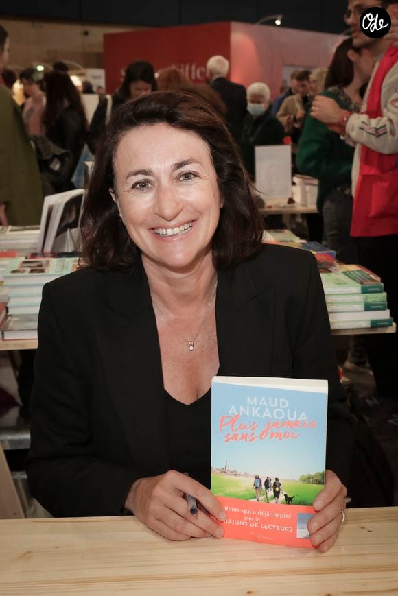 Maud Ankaoua au Festival du Livre de Paris 2023 au Grand Palais Éphémère le 23 avril 2023. Crédit Jack Tribeca / Bestimage