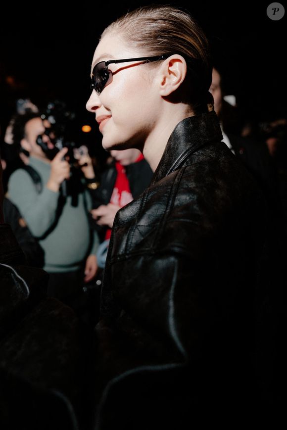 Paris, FRANCE - Gigi Hadid quittant le défilé Schiaparelli. 2025. (Backgrid UK/ Bestimage).