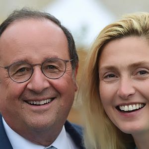 Francois Hollande et Julie Gayet lors du festival Soeurs Jumelles, Rencontre de la musique et de l'image à Rochefort le 1er juillet 2023. © Franck Castel / Bestimage