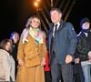 En légende, la journaliste s'est réjouie d'avoir passé du bon temps à Isola 2000.
Exclusif - Christian Estrosi, le maire de Nice, sa femme Laura Tenoudji Estrosi et leur fille Bianca ont participé à l'allumage de la 5eme bougie de la fête juive de Hanoucca (noël juif) à Nice, au jardin d'Arménie, près de la Promenade des Anglais, le 29 décembre 2024. © Bruno Bebert/Bestimage