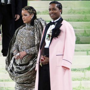 New York City, Rihanna et son compagnon au Met Gala 2026, célébrant "Costume Art" au Metropolitan Museum of Art à New York City.