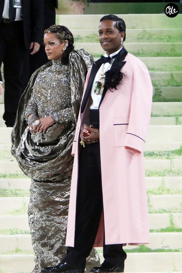 New York City, Rihanna et son compagnon au Met Gala 2026, célébrant "Costume Art" au Metropolitan Museum of Art à New York City.