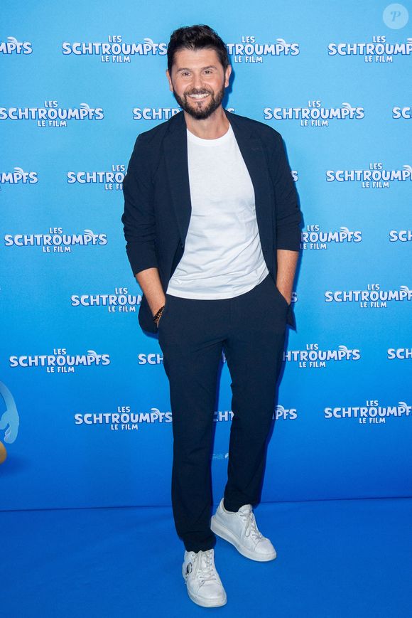 "Il est insupportable", a-t-il confié au sujet de son fils. "Il est bavard, pas attentif. Il est très gentil, pas du tout méchant, mais pénible". 

Christophe Beaugrand assiste à la première du film Les Schtroumpfs (The Smurfs The Movie) au cinéma Grand Rex à Paris, France, le 06 juillet 2025. Photo par Aurore Marechal/ABACAPRESS.COM