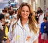 Elle apprécie de vivre près du lieu de tournage de Camping Paradis.

Géraldine Lapalus lors de la 13ème édition du festival Les Héros de la Télé de Beausoleil, le 11 octobre 2025. 
© Anne-Sophie Guebey / Bestimage