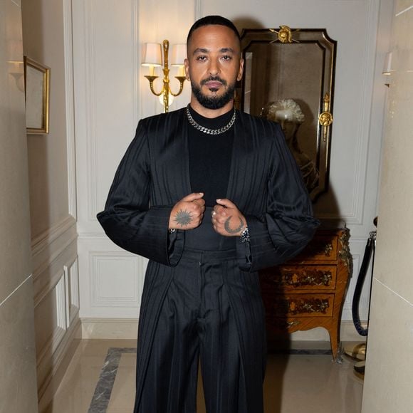 Exclusif - Slimane - Arrivées au Global Gift Gala Paris à l'hôtel Four Seasons George V à Paris le 8 novembre 2025. © Jérémy Melloul/Bestimage
