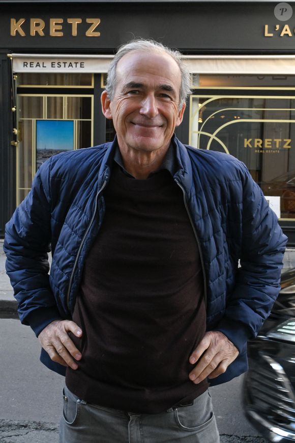 Olivier Kretz - La famille Kretz, rendue célèbre par la série L'Agence diffusée sur Netflix, inaugure sa première agence immobilière physique à Paris, dotée de six pièces au 100 rue du Bac, dans le 7ème arrondissement de Paris, France, le 2 février 2026. © Lionel Urman/Bestimage