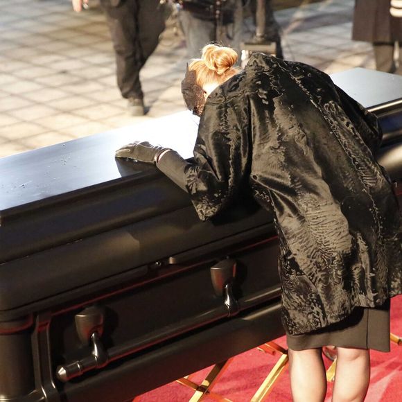 Atmosphère lors des funérailles de l'agent d'artistes canadien René Angelil, le mari de la chanteuse Céline Dion, tenues à la basilique Notre-Dame (où le couple s'est marié en 1994), à Montréal, Canada, le 22 janvier 2016.  Photo by Robin Psaila-Papixs Press/ABACAPRESS.COM