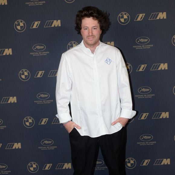 Jean Imbert - Photocall du dîner organisé par BMW, suivi d'un concert de Orelsan sur la plage de l'hôtel Martinez en marge du 76ème Festival International du Film de Cannes, France, le 18 mai 2023. © Rachid Bellak/Bestimage