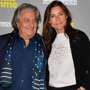 Christian Clavier et sa femme Isabelle de Araujo lors de l'avant-première du film "Si j'étais un homme" au cinéma Gaumont-Opéra à Paris, France, le 21 février 2017. © Coadic Guirec/Bestimage