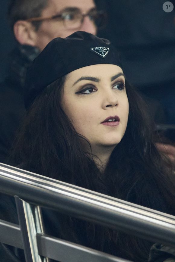 Hoshi dans les tribunes lors du match de Ligue Des Champions 2024-2025 (LDC) "PSG - Brest (7-0)" au Parc Des Princes, le 19 février 2025.
© Cyril Moreau/Bestimage