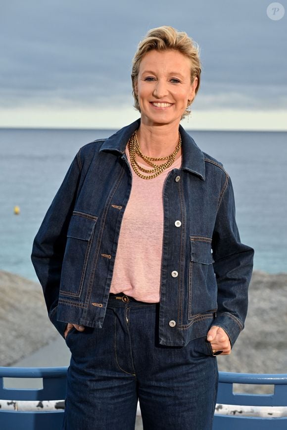 Alexandra Lamy pour le film Louise Violet. - Sixième édition du festival Cinéroman dédié aux adaptations cinématographiques de roman à Nice le 1er octobre 2024. © Dominique Jacovides - Bruno Bebert / Bestimage