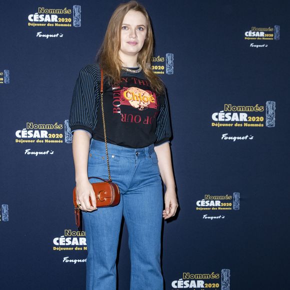Sara Forestier (nomination meilleure actrice second rôle "Roubaix, une lumière") lors du photocall du "Déjeuner des Nommés de la 45ème édition des César 2020" au restaurant le Fouquet's à Paris, France, le 9 février 2020. © Olivier Borde/Bestimage