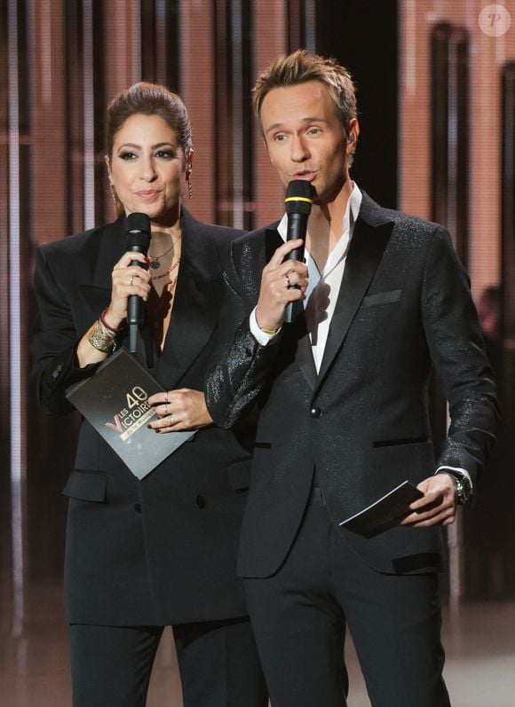 Léa Salamé et Cyril Féraud à la cérémonie de la 40ème édition des Victoires de la Musique à la Seine Musicale, le 14 février 2025. 

Photo : Coadic Guirec/Bestimage