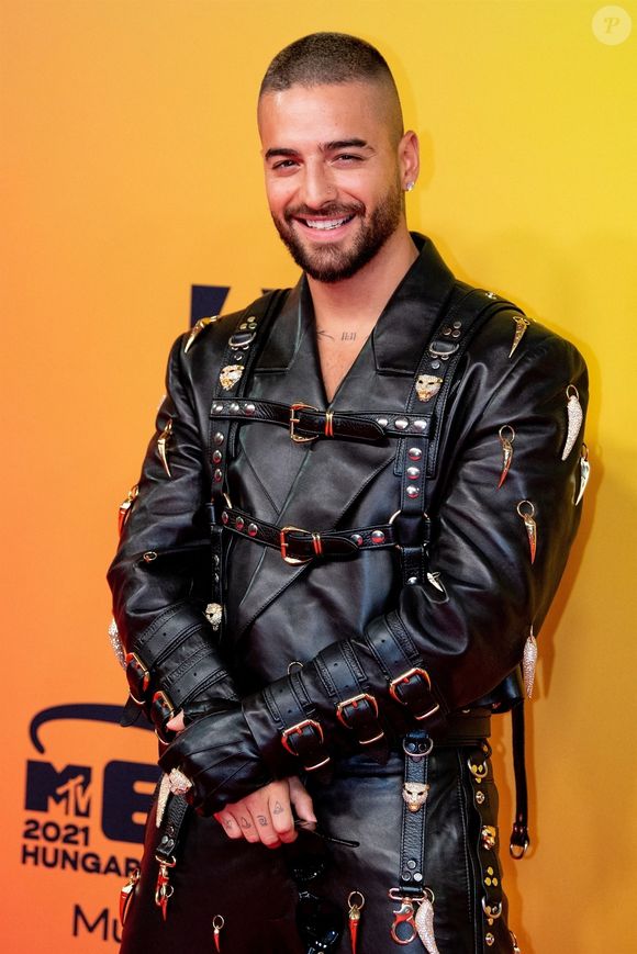 Maluma au photocall des "MTV Europe Music Awards (EMA)" au Laszlo Papp Budapest Sports Arena. Budapest, le 14 novembre 2021.

Backgrid USA / Bestimage