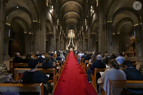 La famille princière monégasque a assisté à la messe pontificale en hommage au pape François, célébrée en la Cathédrale de Monaco par Monseigneur Dominique-Marie David, le 22 avril 2025.
© Bruno Bebert / Bestimage