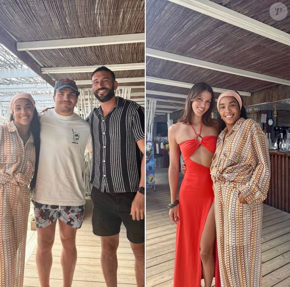 Sur Facebook, l'établissement n'a pas manqué de les remercier tout en partageant deux photos du duo : "Belle surprise aujourd’hui à La Cala. Antoine Dupont & Iris Mittenaere en famille. Merci pour votre gentillesse et votre simplicité. À la prochaine !"

Antoine Dupont & Iris Mittenaere de passage au Cala Beach au Canet-en-Roussillon. Capture d'écran Facebook La Cala beach