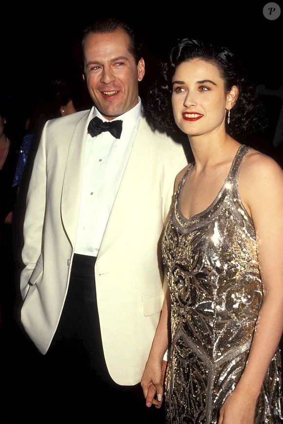 Photo d'archives de Bruce Willis et Demi Moore. Photos via ZUMA/ABACAPRESS.COM