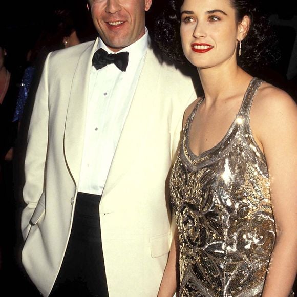 Photo d'archives de Bruce Willis et Demi Moore. Photos via ZUMA/ABACAPRESS.COM