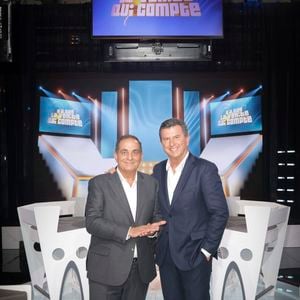 Laurent Fontaine et Pascal Bataille lors de l'enregistrement de l'émission "Y'a que la vérité qui compte" diffusée sur C8 à partir du 12 octobre 2023.

© Jack Tribeca / Bestimage
