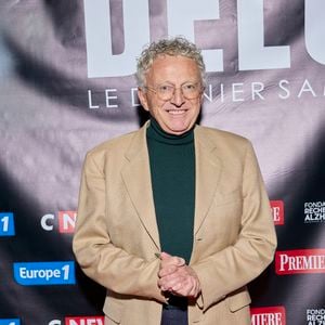 Exclusif - Nelson Monfort au photocall de la soirée Ciné-concert symphonique "Alain Delon, le dernier Samouraï" au Palais des congrès à Paris le 8 novembre 2024 le jour de son anniversaire.

© Jacovides / Moreau / Bestimage