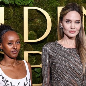 Zahara Marley Jolie et sa mère Angelina Jolie arrivent à la 82e cérémonie annuelle des Golden Globe Awards qui s'est tenue à l'hôtel Beverly Hilton le 5 janvier 2025. Photo par Xavier Collin/Image Press Agency/ABACAPRESS.COM