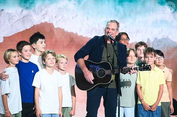 Exclusif - Garou - Enregistrement de l'émission Vivement dimanche au studio Rive Gauche, présentée par M.Drucker, diffusée le 07 septembre 2025 sur France 3.  © Guillaume Gaffiot / Bestimage