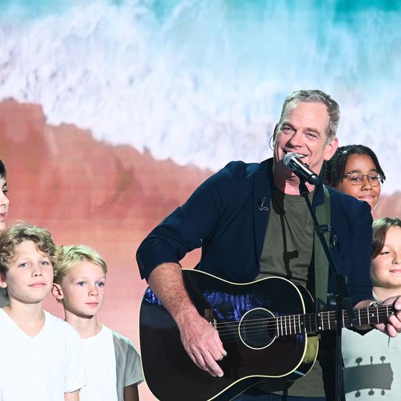 Exclusif - Garou - Enregistrement de l'émission Vivement dimanche au studio Rive Gauche, présentée par M.Drucker, diffusée le 07 septembre 2025 sur France 3.  © Guillaume Gaffiot / Bestimage