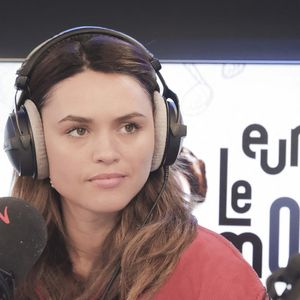 Exclusif - Diane Leyre (Miss France 2022) lors de la matinale d’Europe 2, 6H-9H30 animée par G.Genton, F.Delettres, D.Leyre, Y.Vinel à Paris, France, le 03 mai 2023. © Jack Tribeca/Bestimage