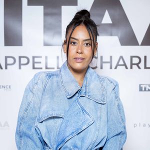 Exclusif - Amel Bent à la projection privée en avant-première du documentaire sur Vitaa (Charlotte Gonin) "Je m'appelle Charlotte" dans les locaux de TF1 à Boulogne Billancourt le 18 novembre 2024. © Pierre Perusseau / Bestimage