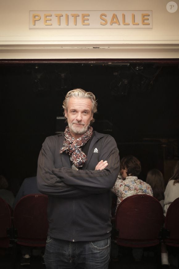 Exclusif - David Brécourt (metteur en scène de la pièce) - People à la générale de la pièce de Louis-Michel Colla "Un gêne entre nous" au théâtre des Mathurins à Paris le 18 octobre 2023. © Jack Tribeca / Bestimage