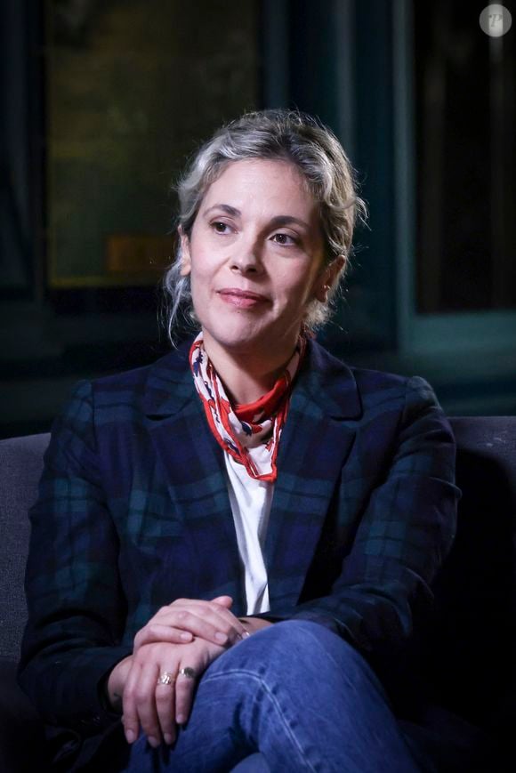 Exclusif - Alysson Paradis - Enregistrement de l'émission "OlympiaScope", présentée par B.Montiel et diffusée le 4 décembre sur Olympia TV, une chaîne du groupe Canal+ et en replay sur myCANAL. Le 11 octobre 2023 © Jack Tribeca / Bestimage