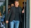 Le 1er mai, l'animateur a été victime d'un accident.
Benjamin Castaldi - Arrivées et sorties de l'enregistrement de l'émission "Laurent Gerra , l’anniversaire évènement, la voix est libre" qui sera diffusée le 7 juin sur France 2 au théâtre Marigny à Paris, France, le 28 avril 2025. © Yehiel Chekroune/Bestimage